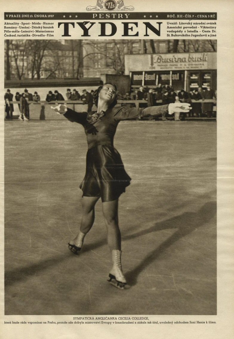 PESTRY TYDEN magazine side cover  12 No  7  13 February 1937